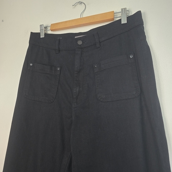 DL1961 DL Vintage Hepburn Wide Leg High Rise Black Tide Jeans Wardrobe essential - Picture 5 of 16